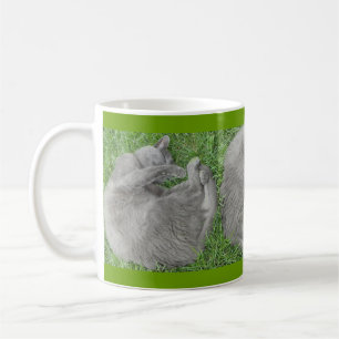 Grey Cat Nap Coffee Mug