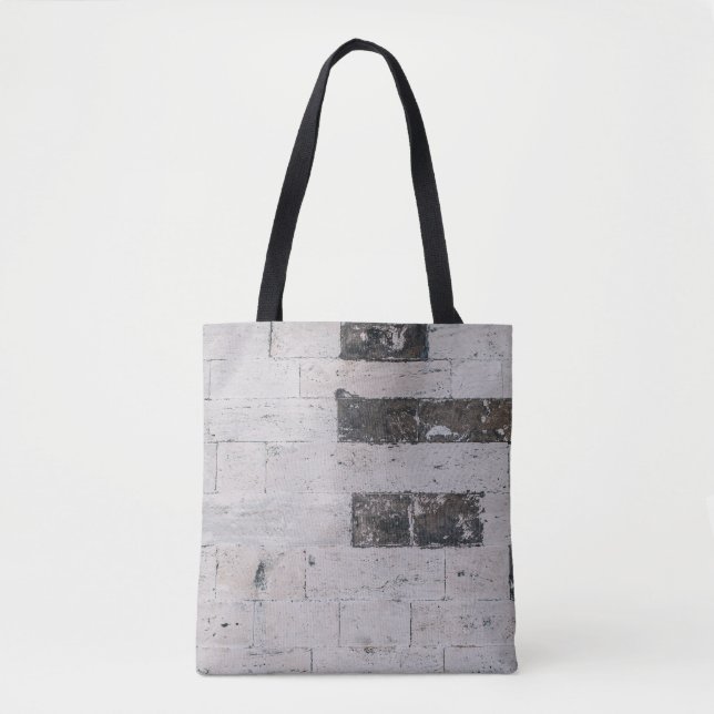 Grey cement wall tote bag (Front)