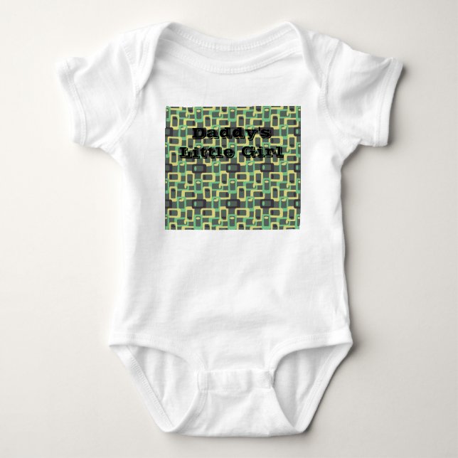 Grey Chain Link  Baby Bodysuit (Front)