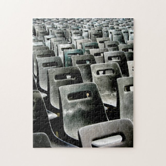 Grey Chairs Jigsaw Puzzle (Vertical)