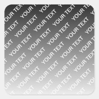 Grey (changeable colour) Ombre & Text Pattern