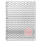 Grey Chevron Monogram Notebook