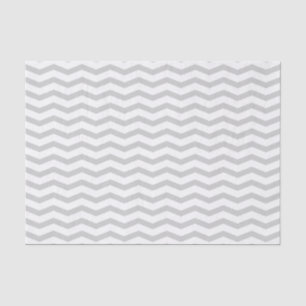 Grey chevron pattern wedding gift tissue paper