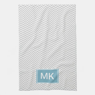 grey chevron.png kitchen towel