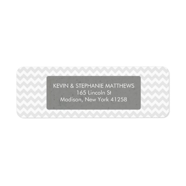 Grey Chevron Stripes (Front)