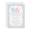 Grey Chevron Strollers Twins Baby Shower
