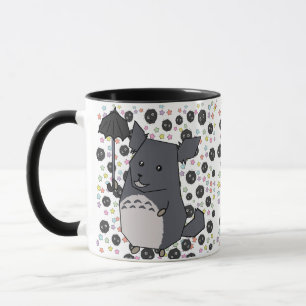 Grey Chinchilla Pastel Candy Stars Mug