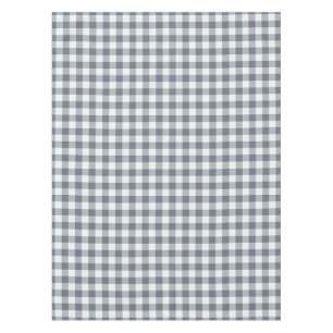 Grey Classic Chequered Gingham Tablecloth