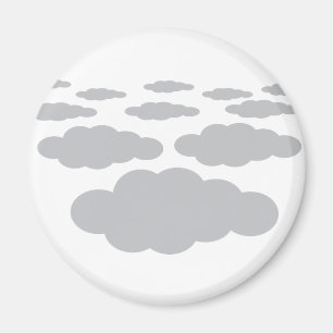 grey clouds weather magnet