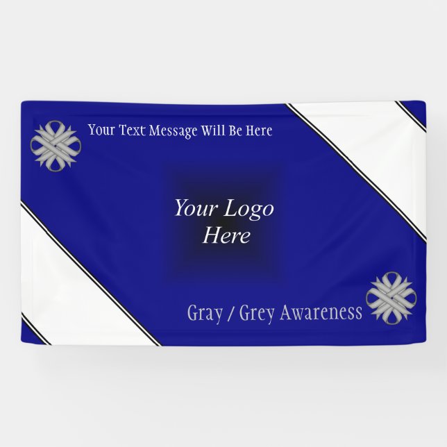 Grey Clover Ribbon by Kenneth Yoncich Banner (Horizontal)