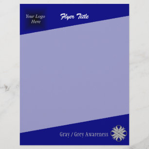 Grey Clover Ribbon by Kenneth Yoncich Flyer