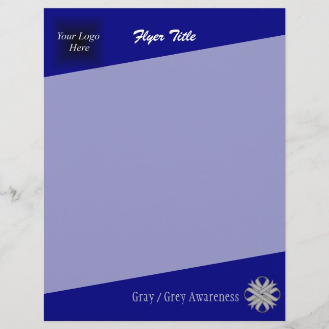 Grey Clover Ribbon by Kenneth Yoncich Flyer (Front)