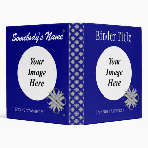 Grey Clover Ribbon Template by Kenneth Yoncich Binder