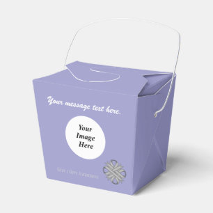 Grey Clover Ribbon Template by Kenneth Yoncich Favor Box