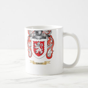 Grey Coat of Arms (Family Crest) Coffee Mug