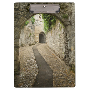 Grey Cobblestone street, France Clipboard