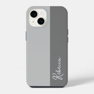 Grey Colour Block Phone Case
