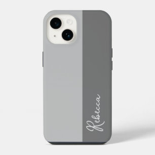 Grey Colour Block Phone Case