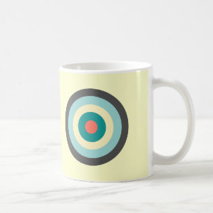 Grey Combination Bullseye Coffee Mug