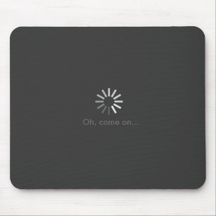 grey computer loading symbol mousepad