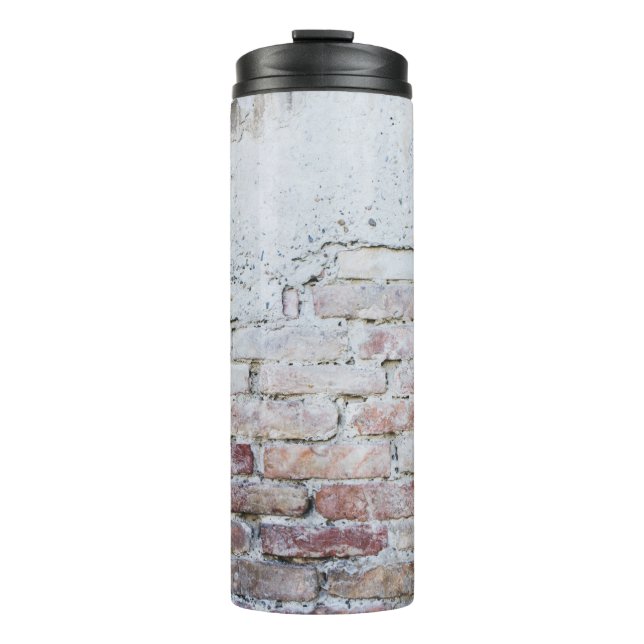 Grey concrete bricks wall thermal tumbler (Front)