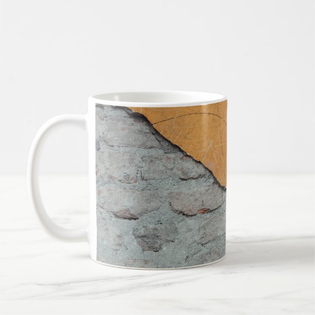 Grey concrete surface coffee mug (Left)