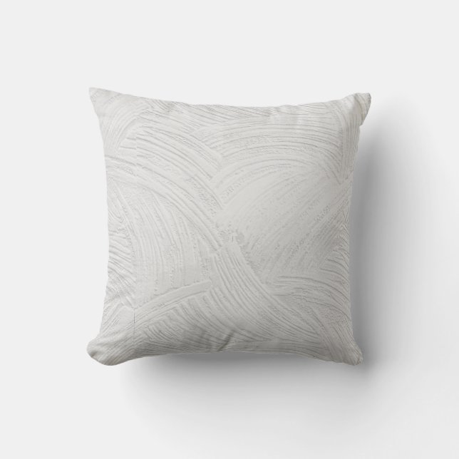 Grey concrete surface throw pillow (Front)
