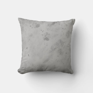 Grey Concrete Texture Background Rustic Distressed Throw Pillow