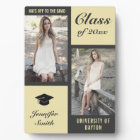 Grey Cream Modern Photo Graduation