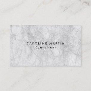 Grey Creative Plain Modern Feminine Business Card