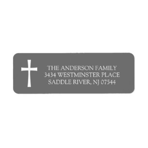 Grey Cross Holy Communion Return Address
