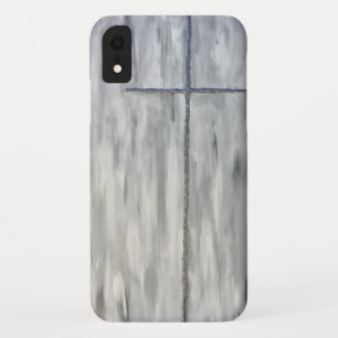 Grey Cross Phone Case