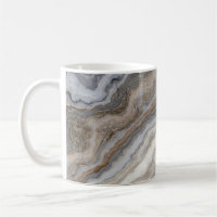 Grey Curly Marble: Golden Veins