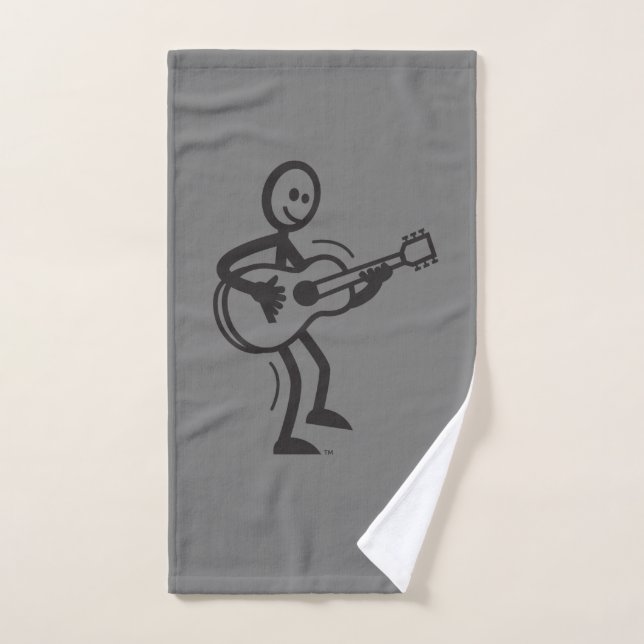 Grey Dancing SAM Hand Towel  (Hand Towel)