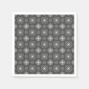 Grey Design Napkin