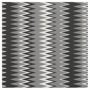 Grey Diagonal Geometric Stiped Zag Zag Fabric