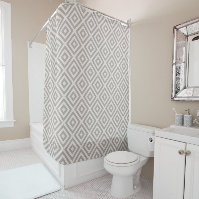 Grey Diamond | Modern Farmhouse Bathroom (In Situ)