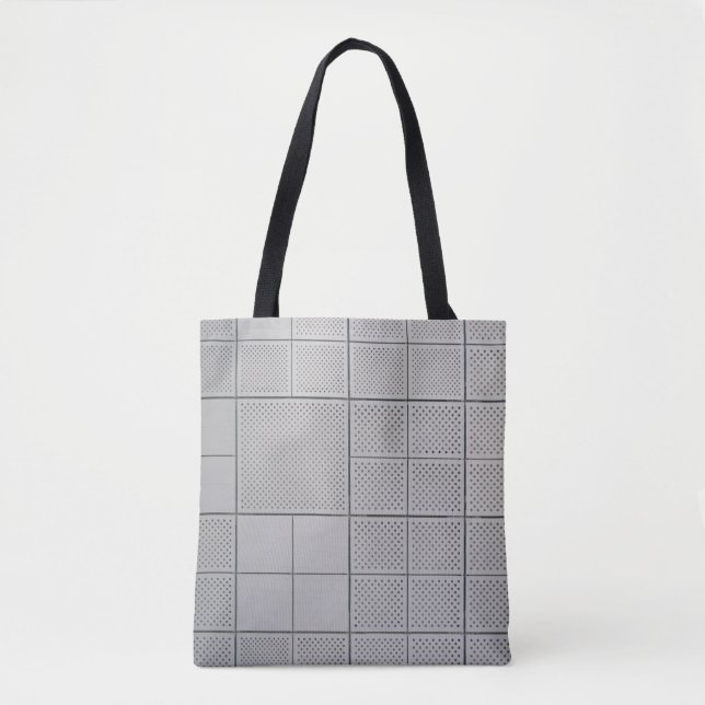 Grey digital tote bag (Front)
