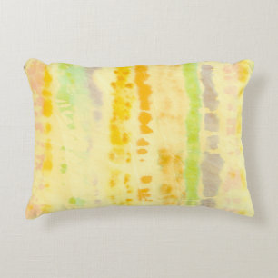 Grey Dirty Art Painting. Shibori Pattern. Bardo Br Accent Pillow
