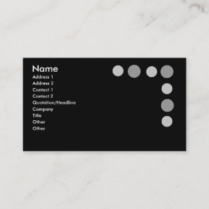 Grey Dots Business Card