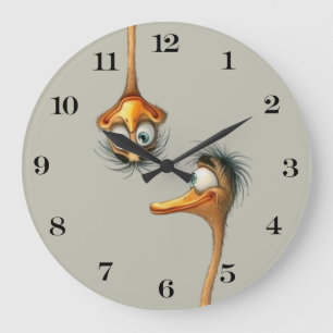 Grey Duck Wall Clock
