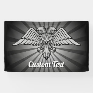 Grey Eagle with two Heads Banner