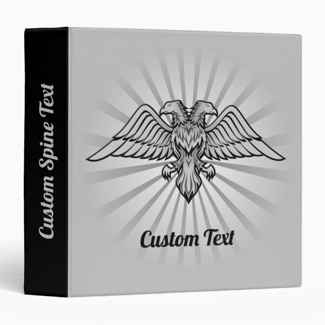 Grey Eagle with two Heads Binder (Front/Spine)