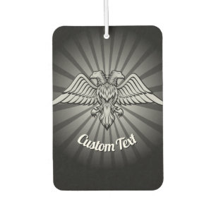 Grey Eagle with two Heads Car Air Freshener