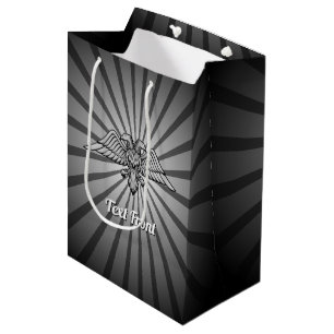 Grey Eagle with two Heads Gift Bag