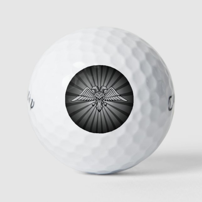 Grey eagle with two heads golf balls (Front)