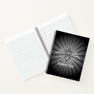 Grey Eagle with two Heads Notebook