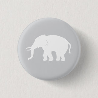 Grey Elephant Button