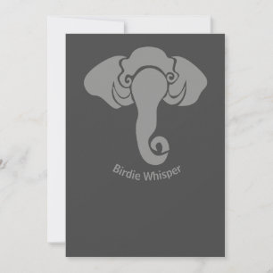 Grey Elephant Family GOP Republican Holiday Card