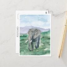 Grey Elephant in the Jungle